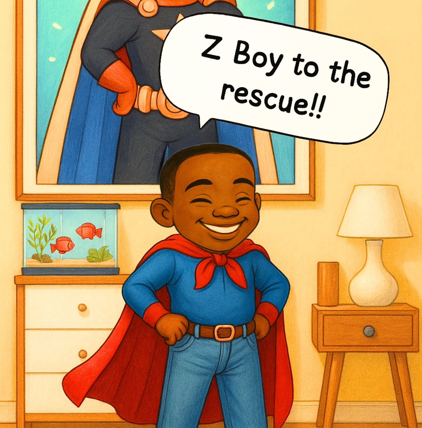 I want To Be a Superhero When I Grow Up | Book With Bonus Superhero Cape and mask!