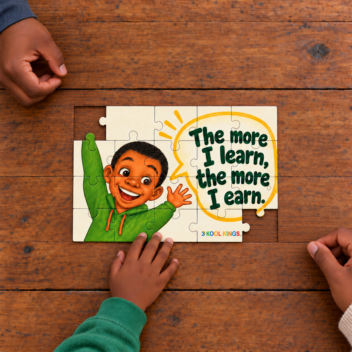 The More I Learn, the More I Earn – Read & Play Puzzle + Digital Book