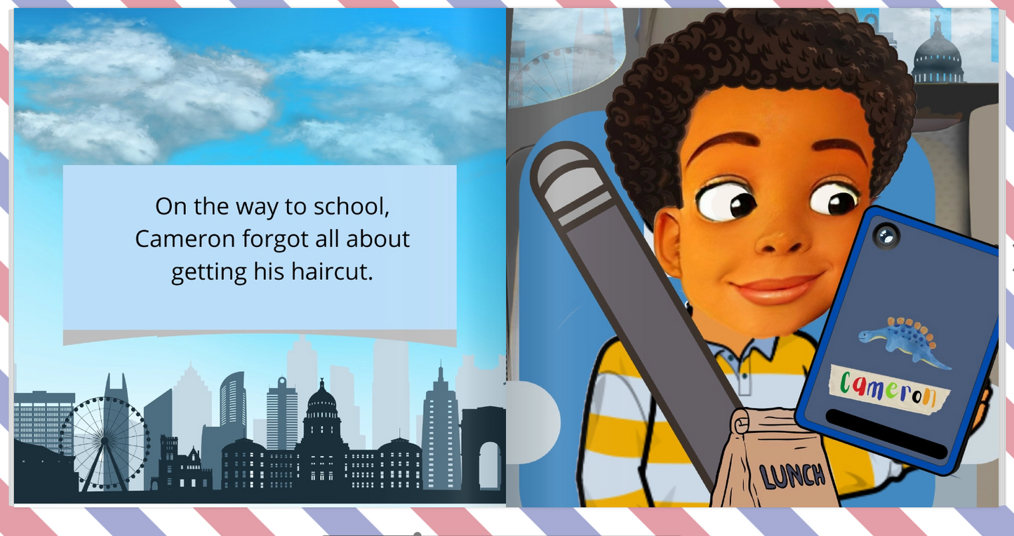 Cameron Gets A Cut |Bonus Hair Cap