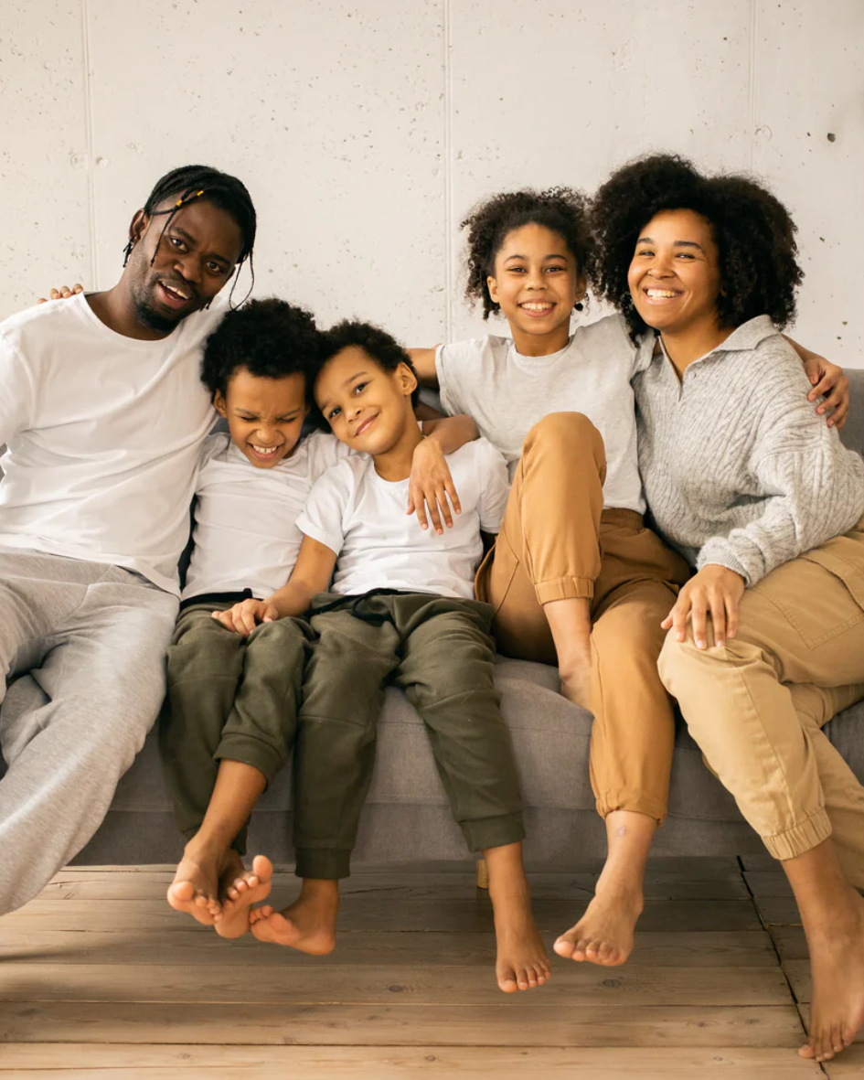 Black African American Family