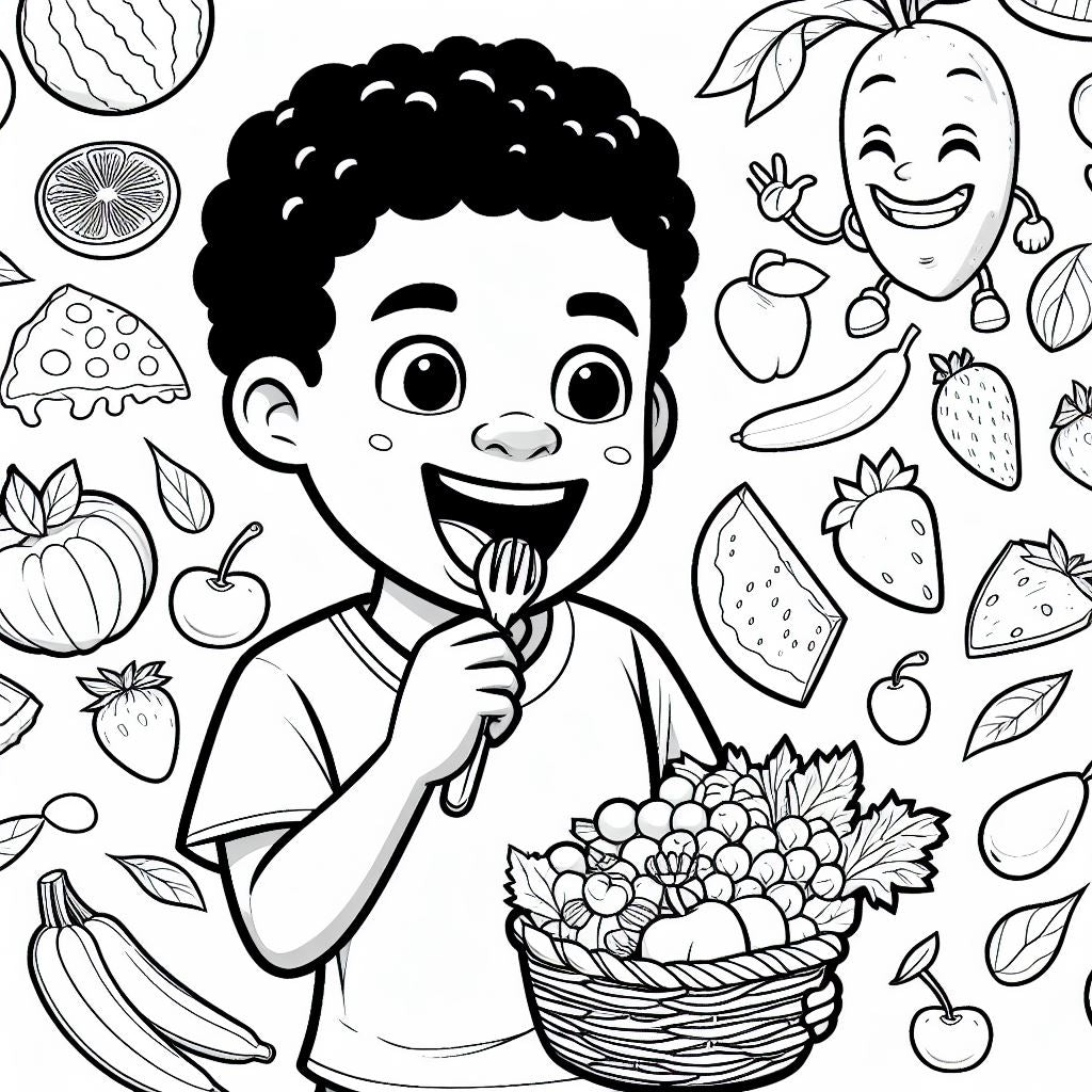 Positive Vibes: Color and Activity Book For Black Boys
