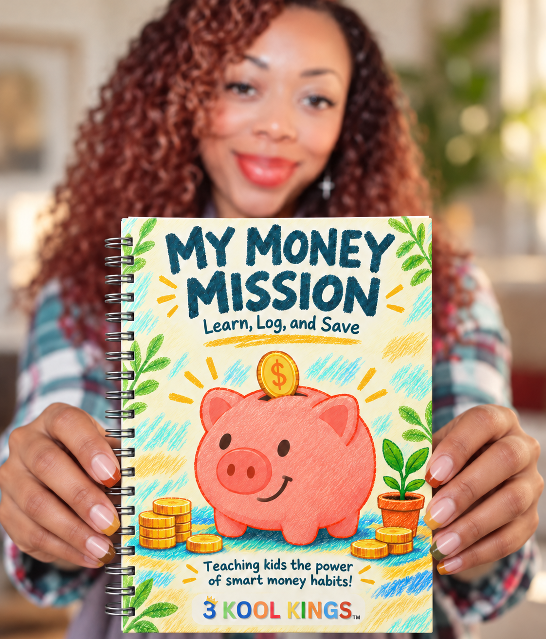 My Money Mission: Learn, Log, and Save — Hardcover Financial Literacy Journal for Kids | Digital storybook included