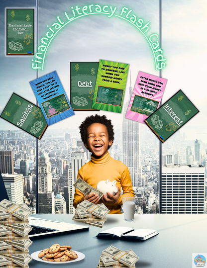 Financial Literacy Flash Cards