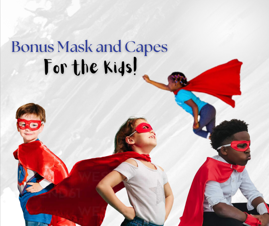 I want To Be Superhero When I Grow Up | Book With Bonus Superhero Cape and mask!