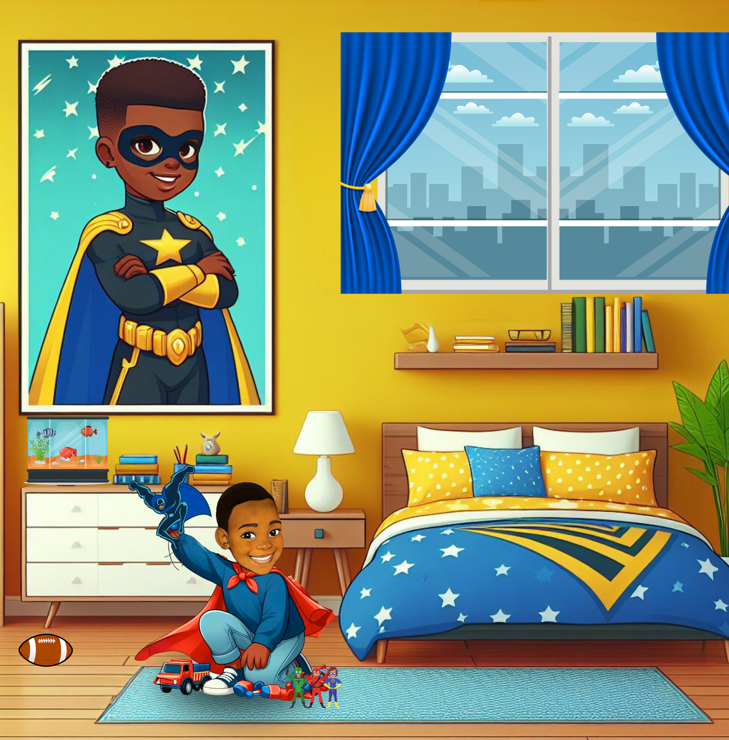 I want To Be Superhero When I Grow Up | Book With Bonus Superhero Cape and mask!