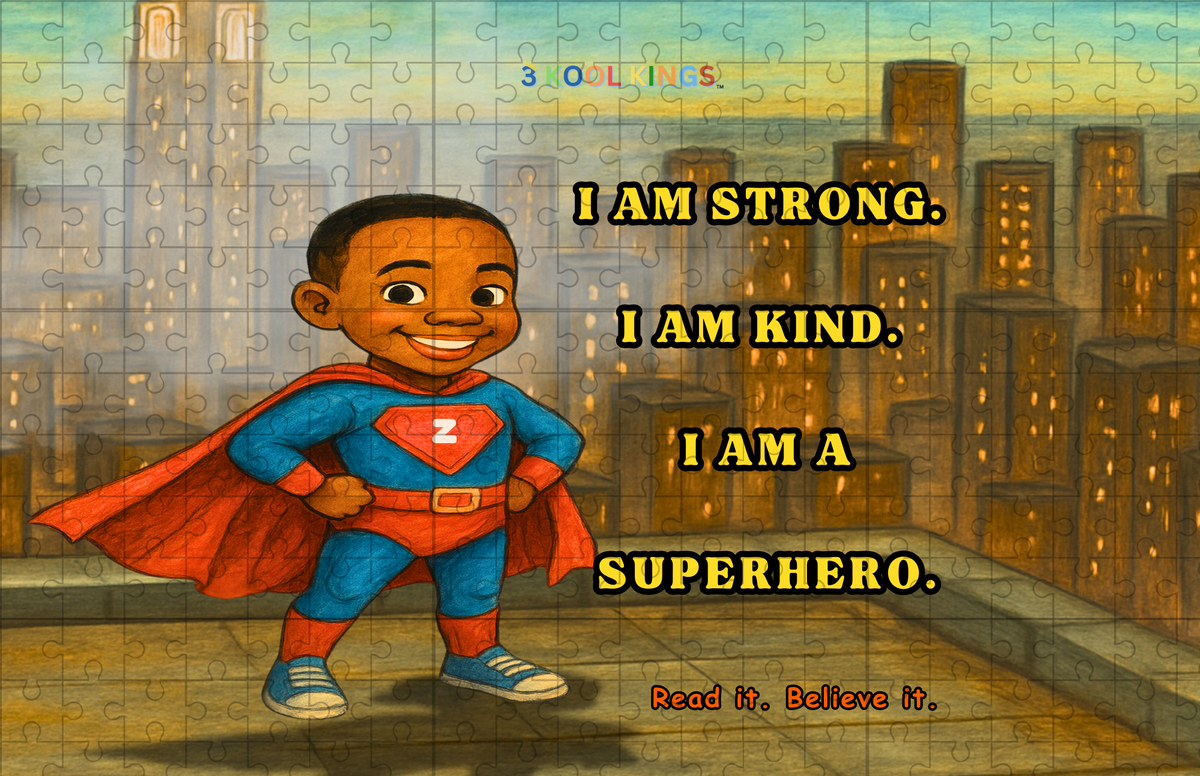 I Am a Superhero – Read & Play Puzzle + Digital Book
