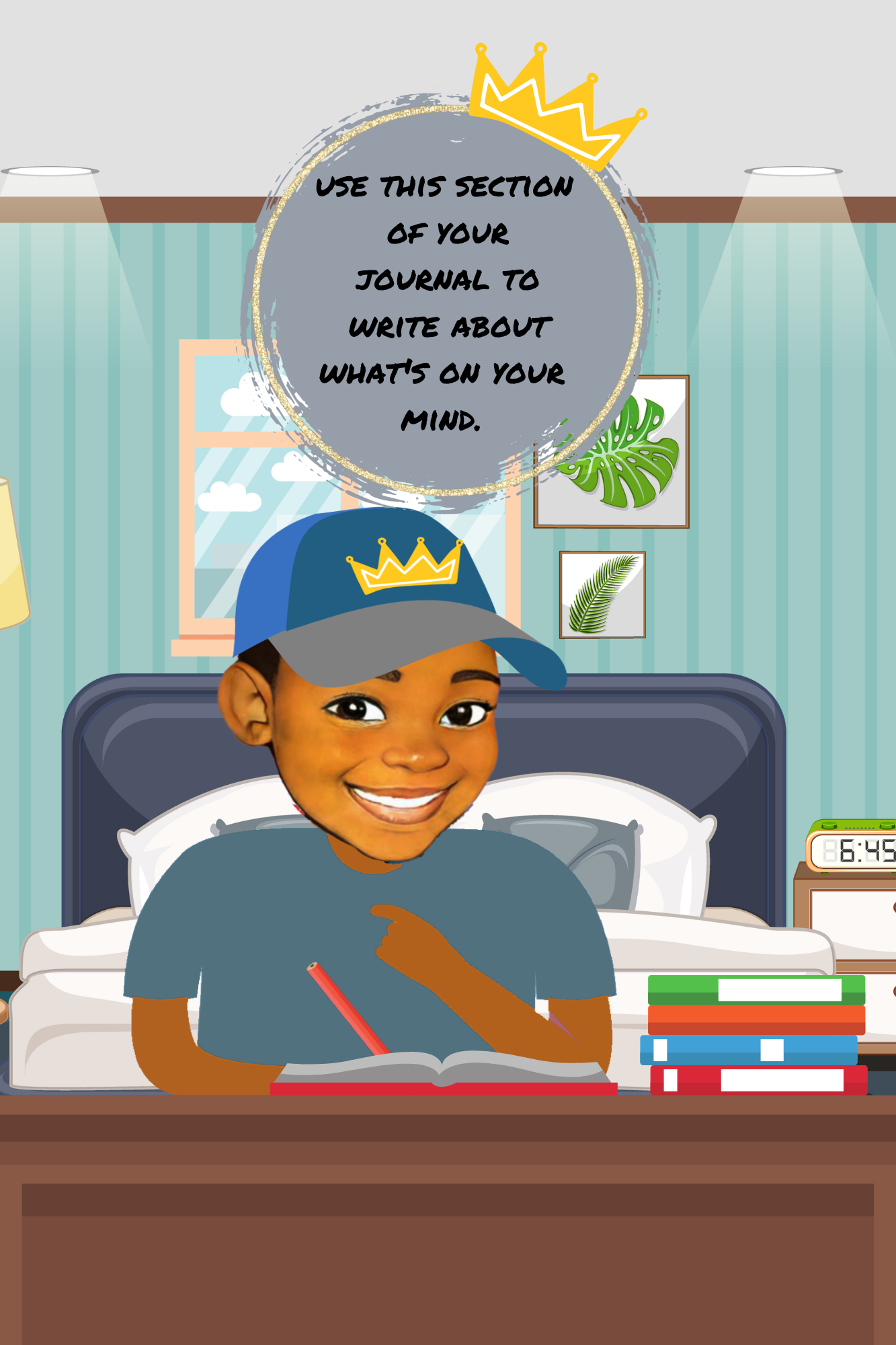 Young King Writing Journal